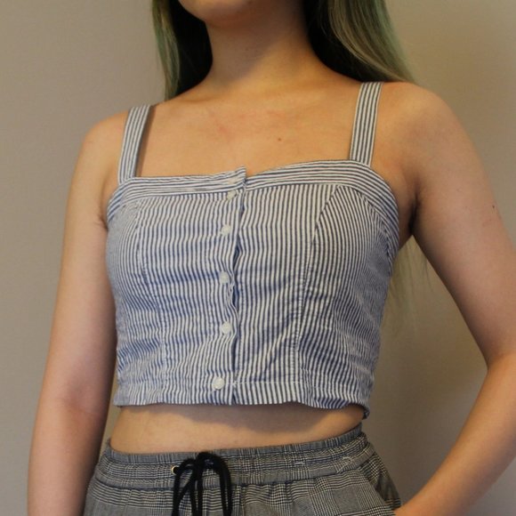 Brandy Melville striped crop top - Picture 3 of 3